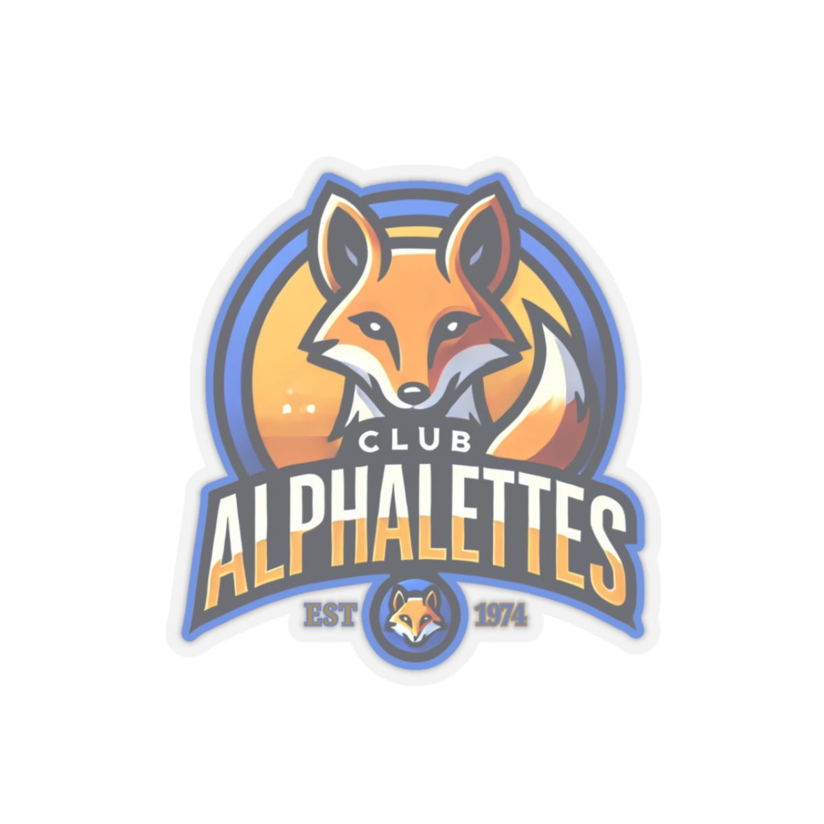 Club Alphalettes Kiss-Cut Stickers