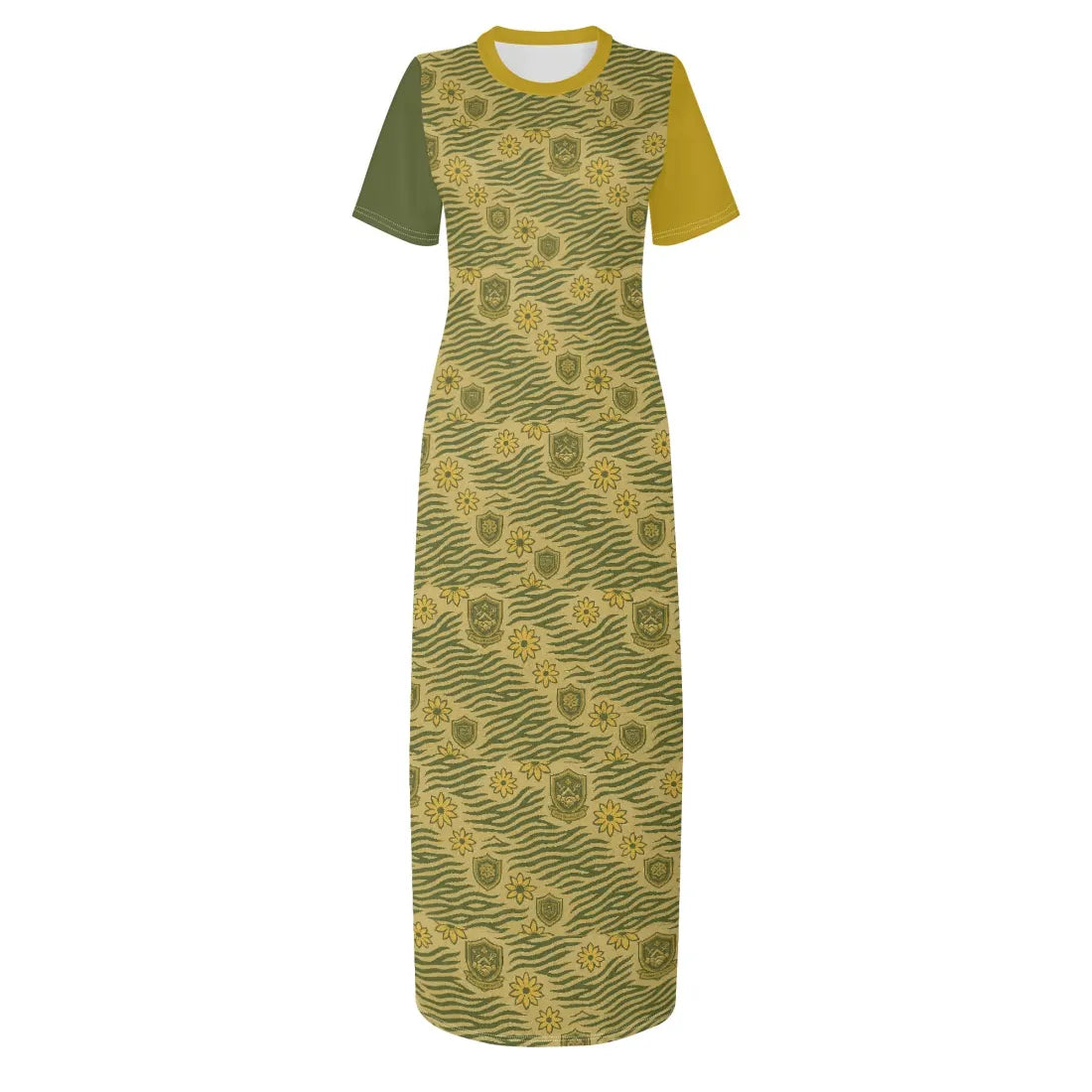 Sapphire Aux Short Sleeve Casual Tshirt Long Dress