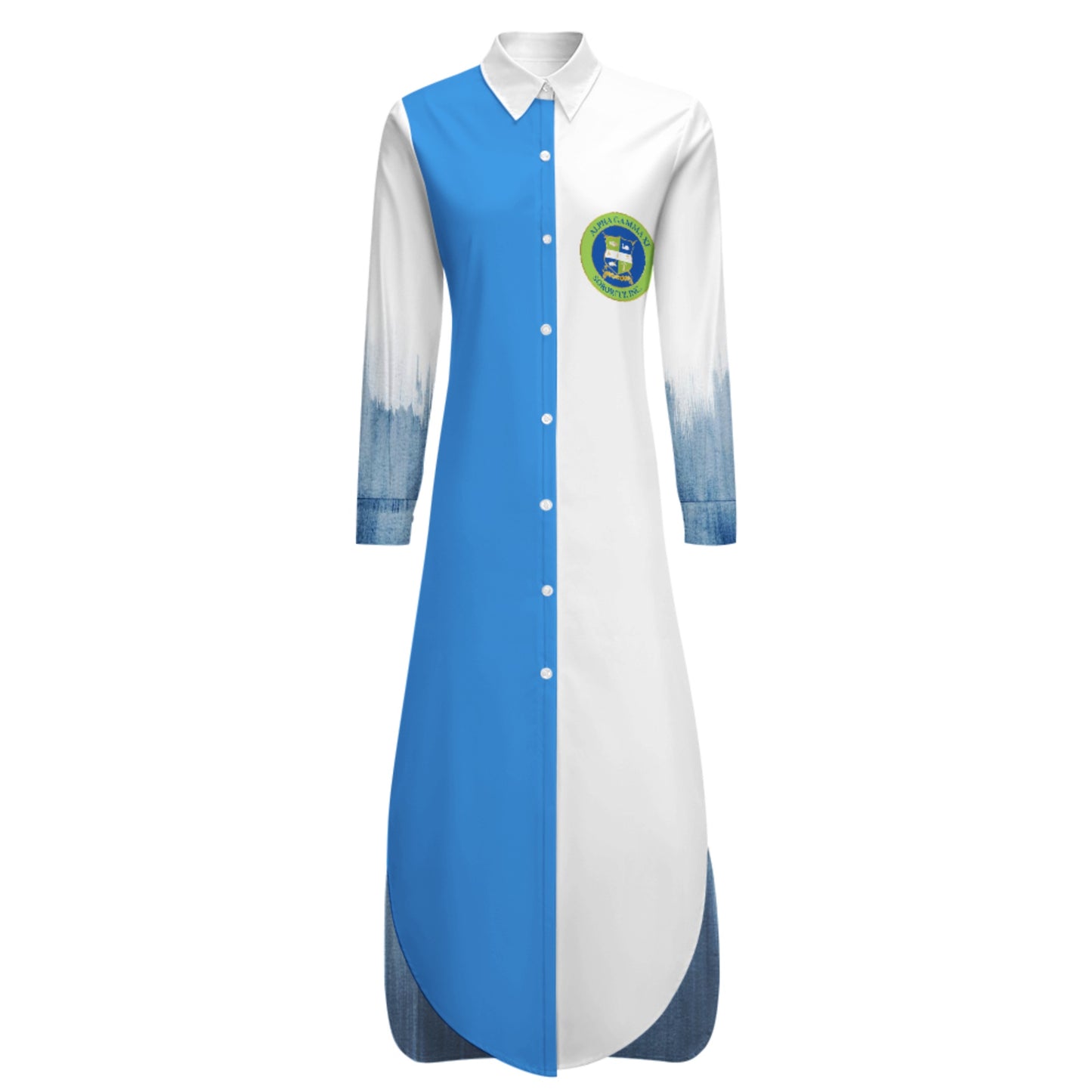 Blue Crest Dress