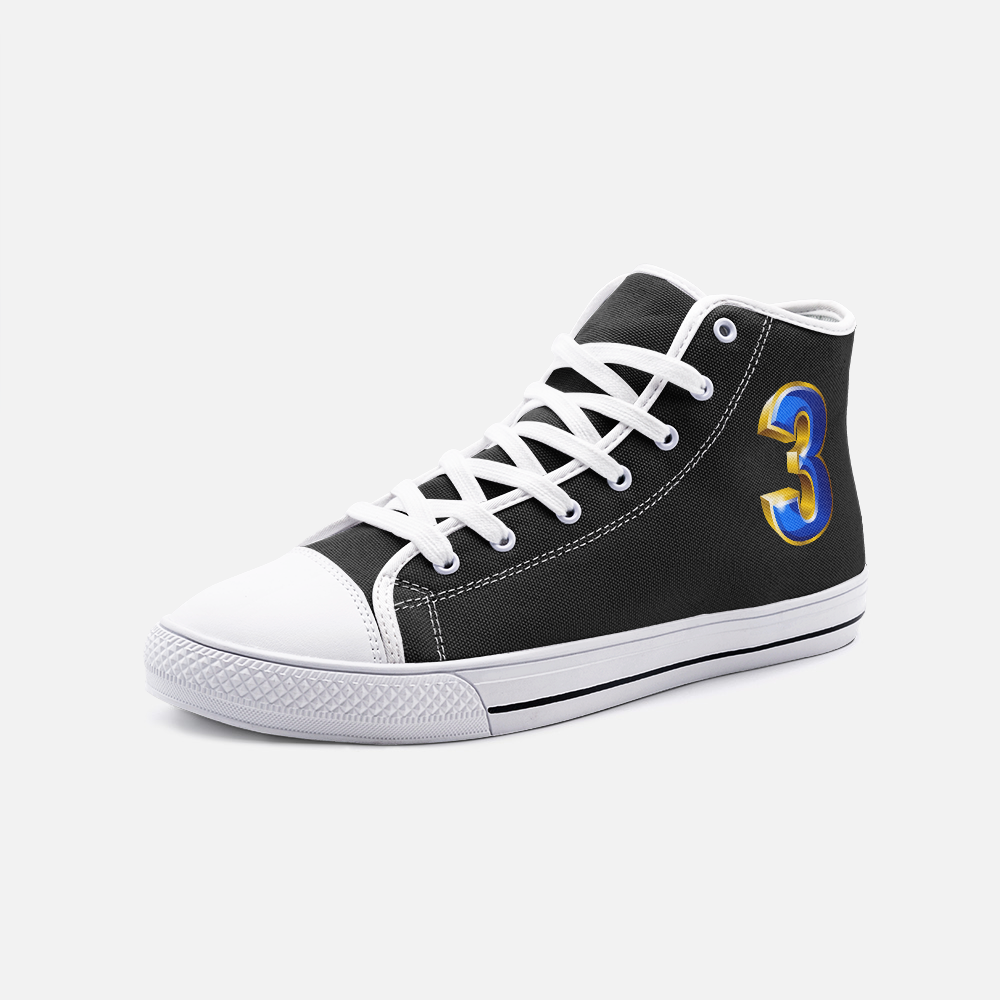 Alpha Gamma Xi Tr3 Unisex High Top Canvas Shoes
