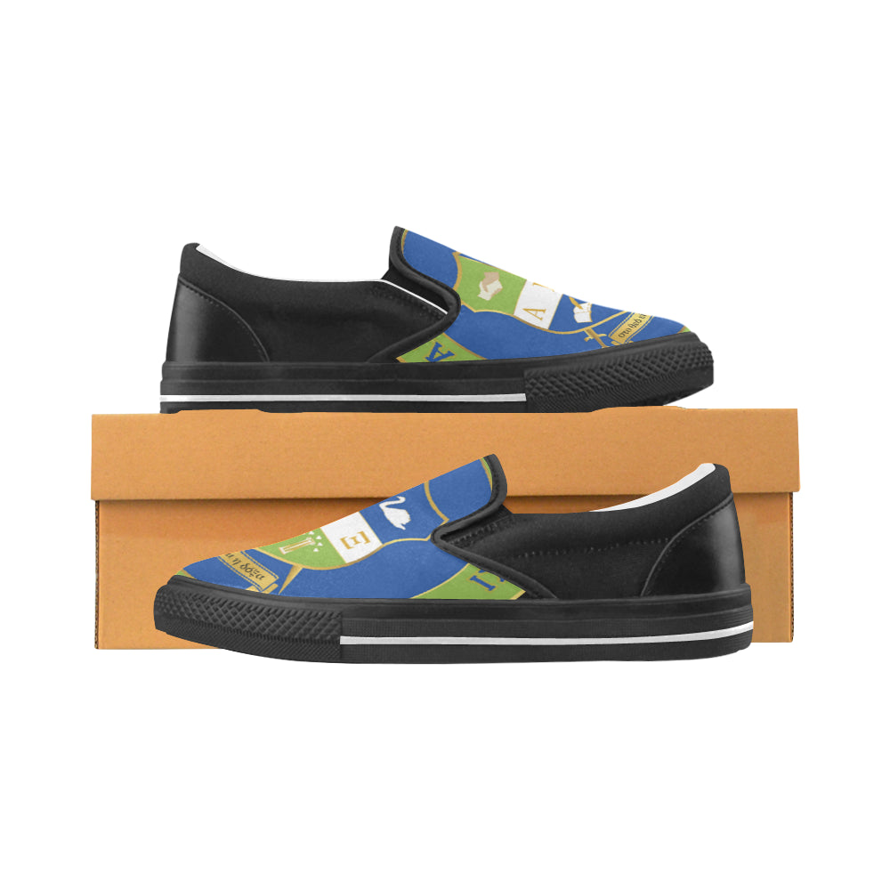 AGXiVector Crest Slip-on Canvas Shoes