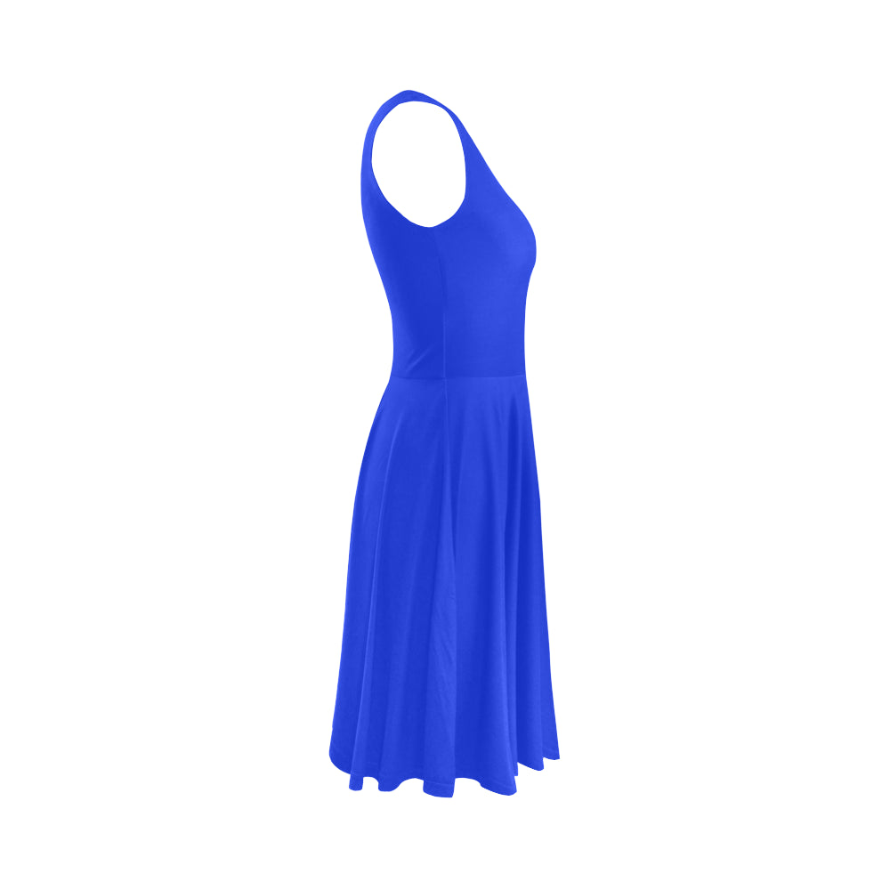 Alpha Gamma Xi Blue Dress Sleeveless Ice Skater Dress