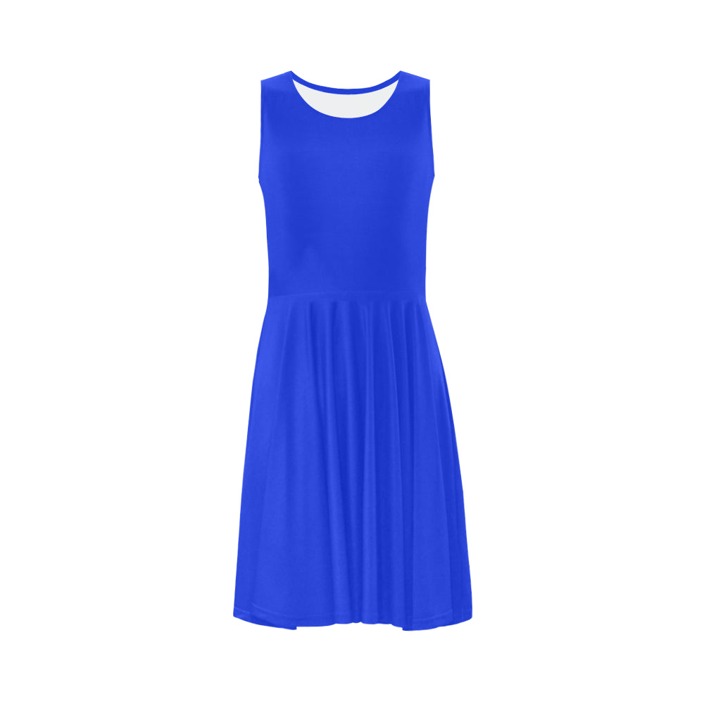 Alpha Gamma Xi Blue Dress Sleeveless Ice Skater Dress