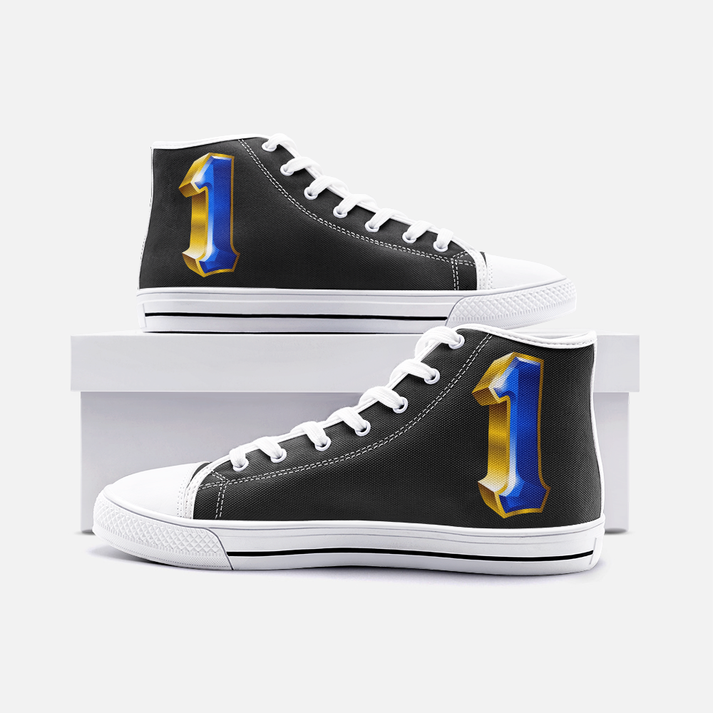 Alpha Gamma Xi Ace Unisex High Top Canvas Shoes