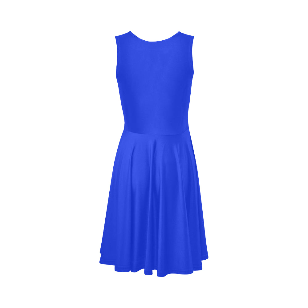 Alpha Gamma Xi Blue Dress Sleeveless Ice Skater Dress