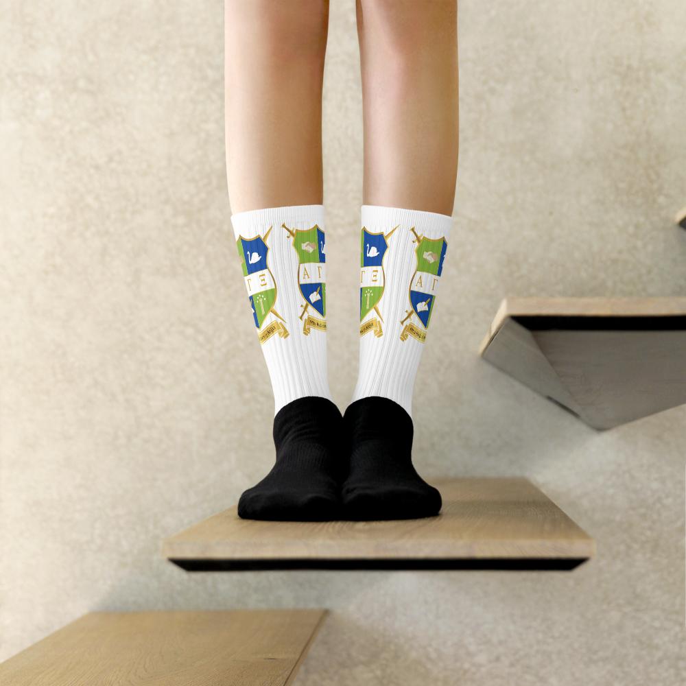AGXi Shield Black foot socks