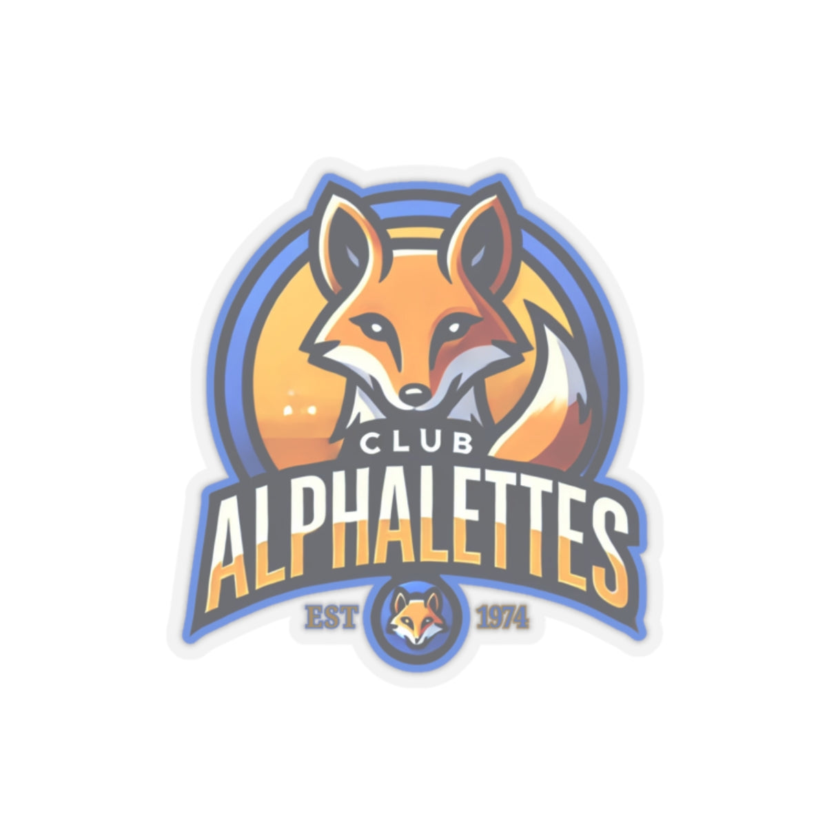 Club Alphalettes Kiss-Cut Stickers