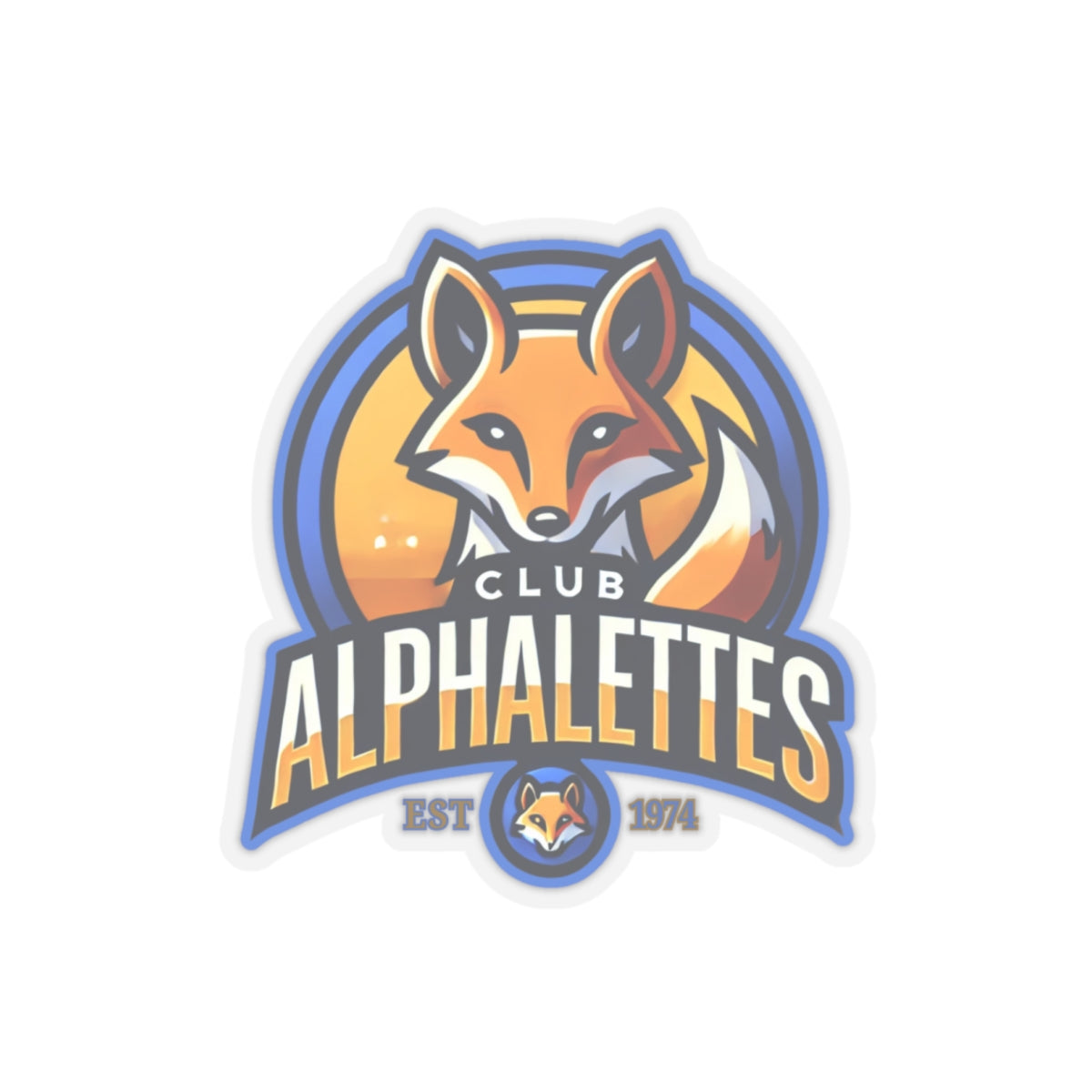 Club Alphalettes Kiss-Cut Stickers