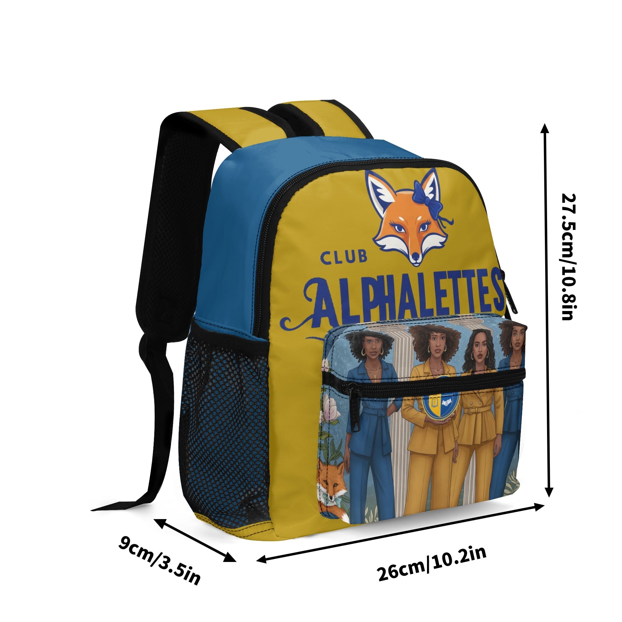 Club Alphalettes Inch Cute Daypack Backpack