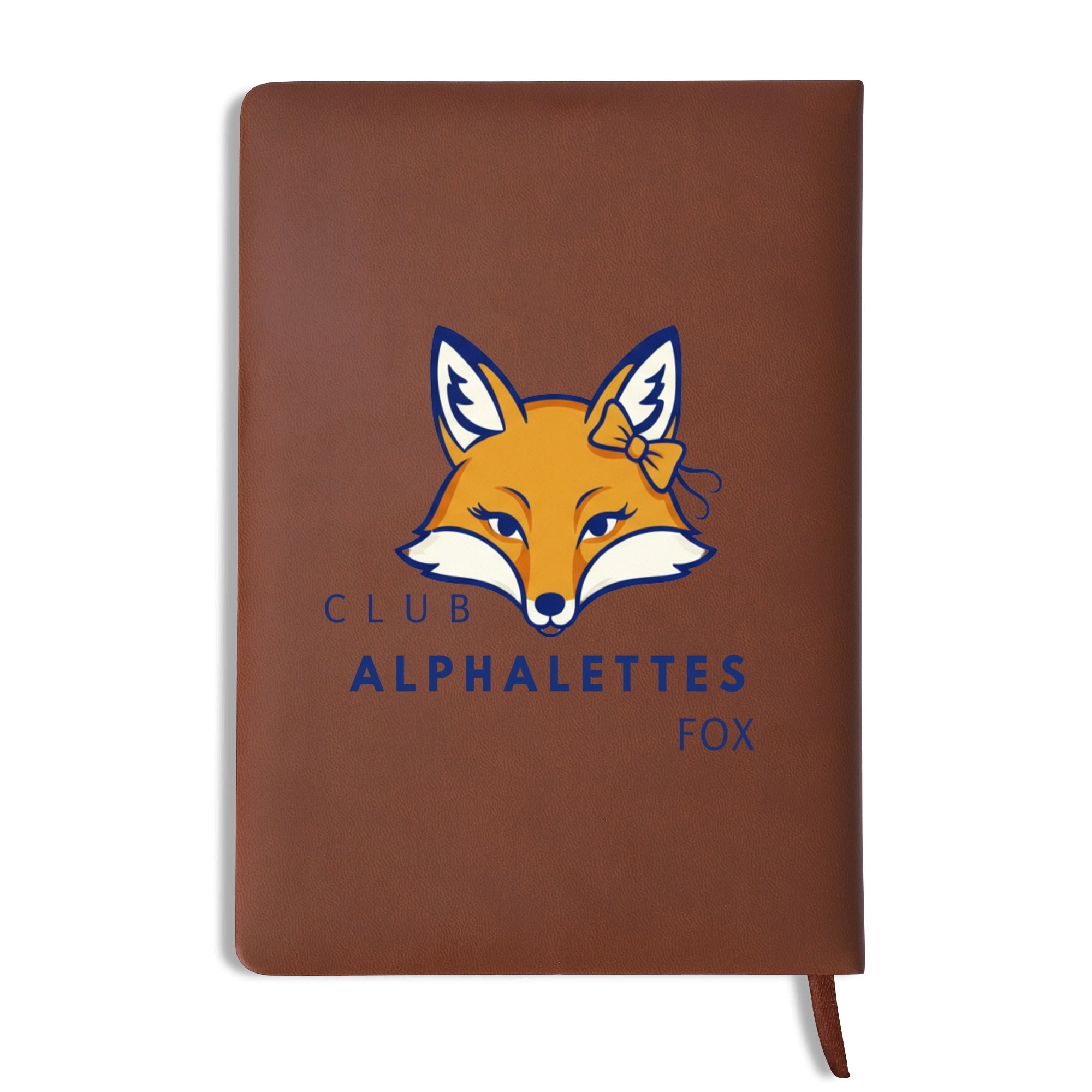 Club Alphalettes PU Black and Brown Notebook