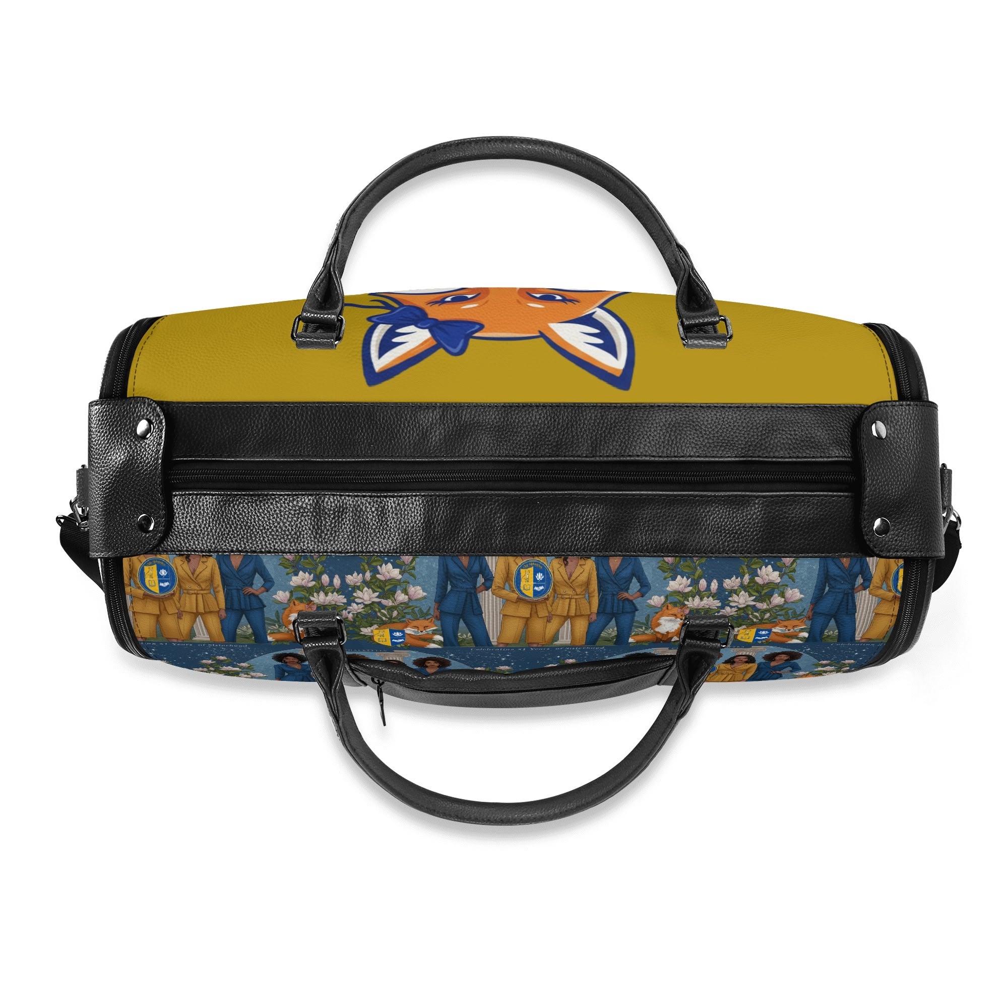 Club Alphalettes Leather Duffle Bag