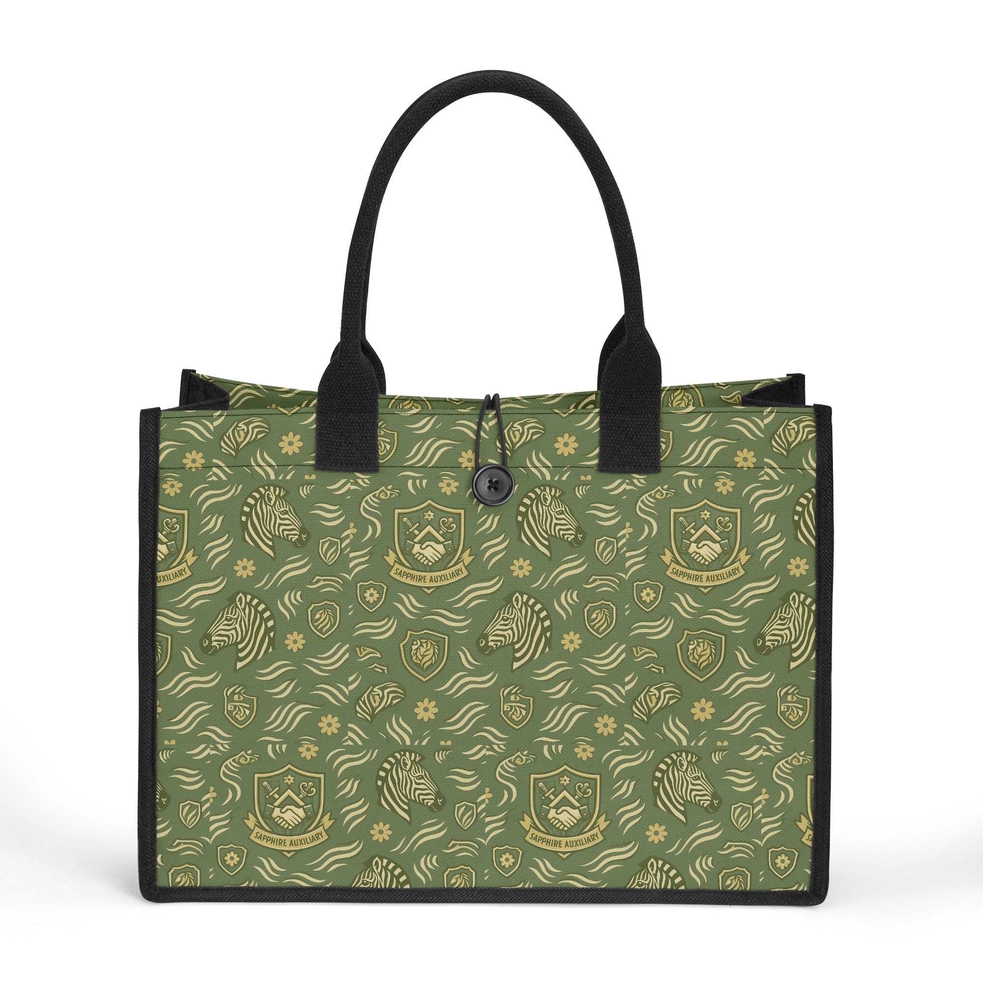 Sapphire Aux Canvas Tote Bag（3 layers）