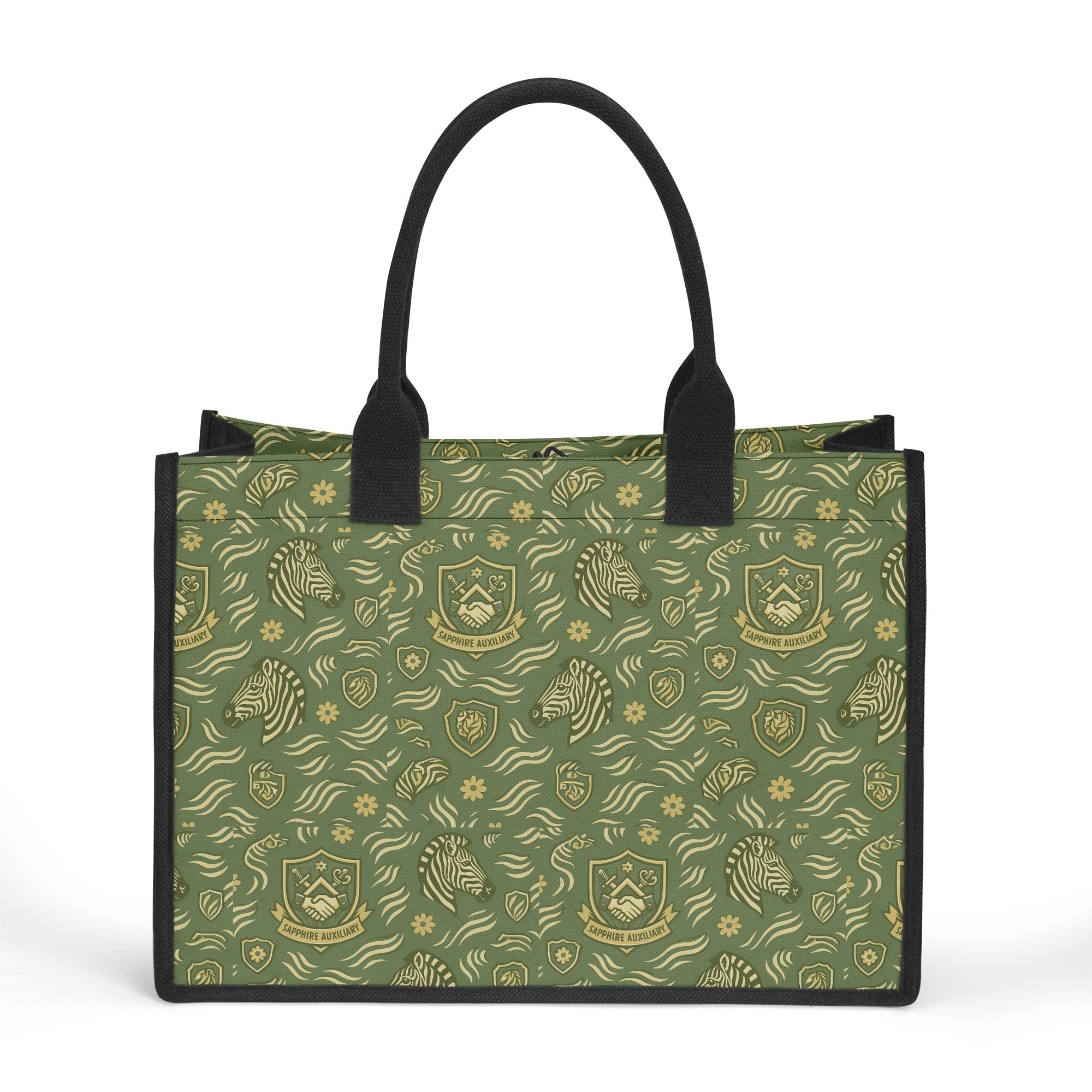 Sapphire Aux Canvas Tote Bag（3 layers）