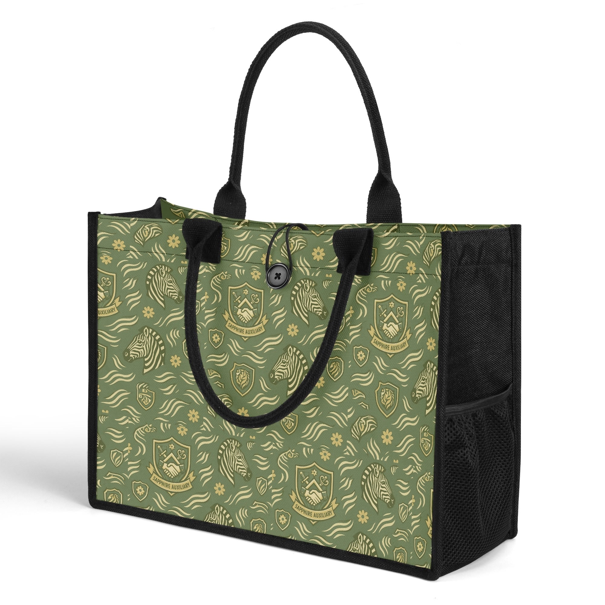 Sapphire Aux Canvas Tote Bag（3 layers）