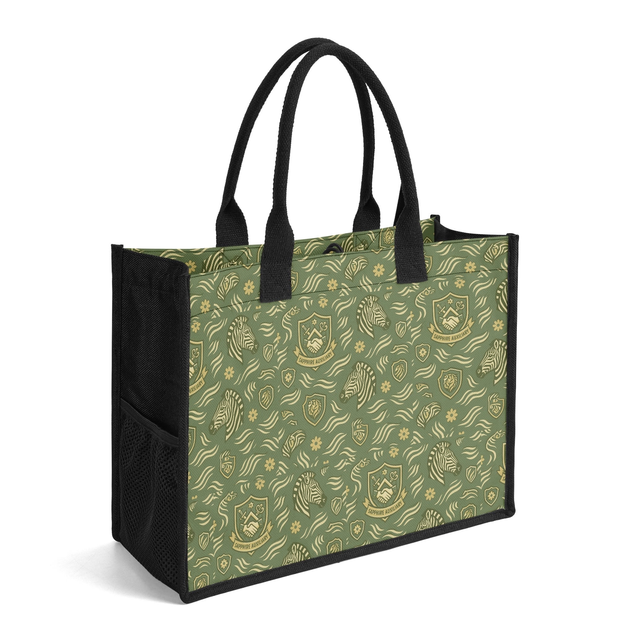 Sapphire Aux Canvas Tote Bag（3 layers）