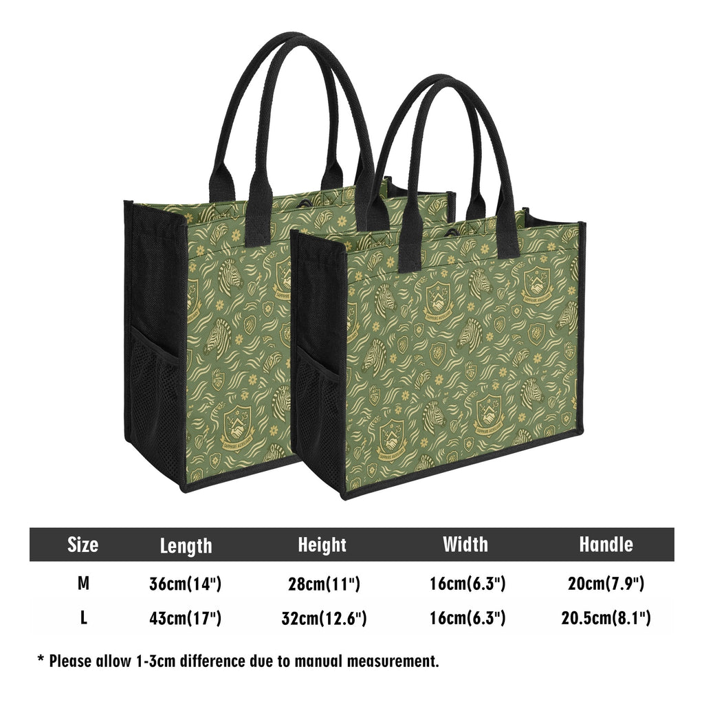 Sapphire Aux Canvas Tote Bag（3 layers）