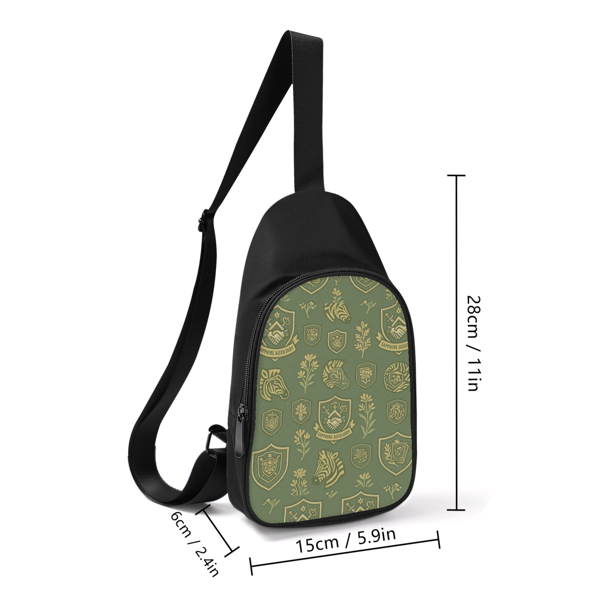 Sapphire Aux Chest Bag