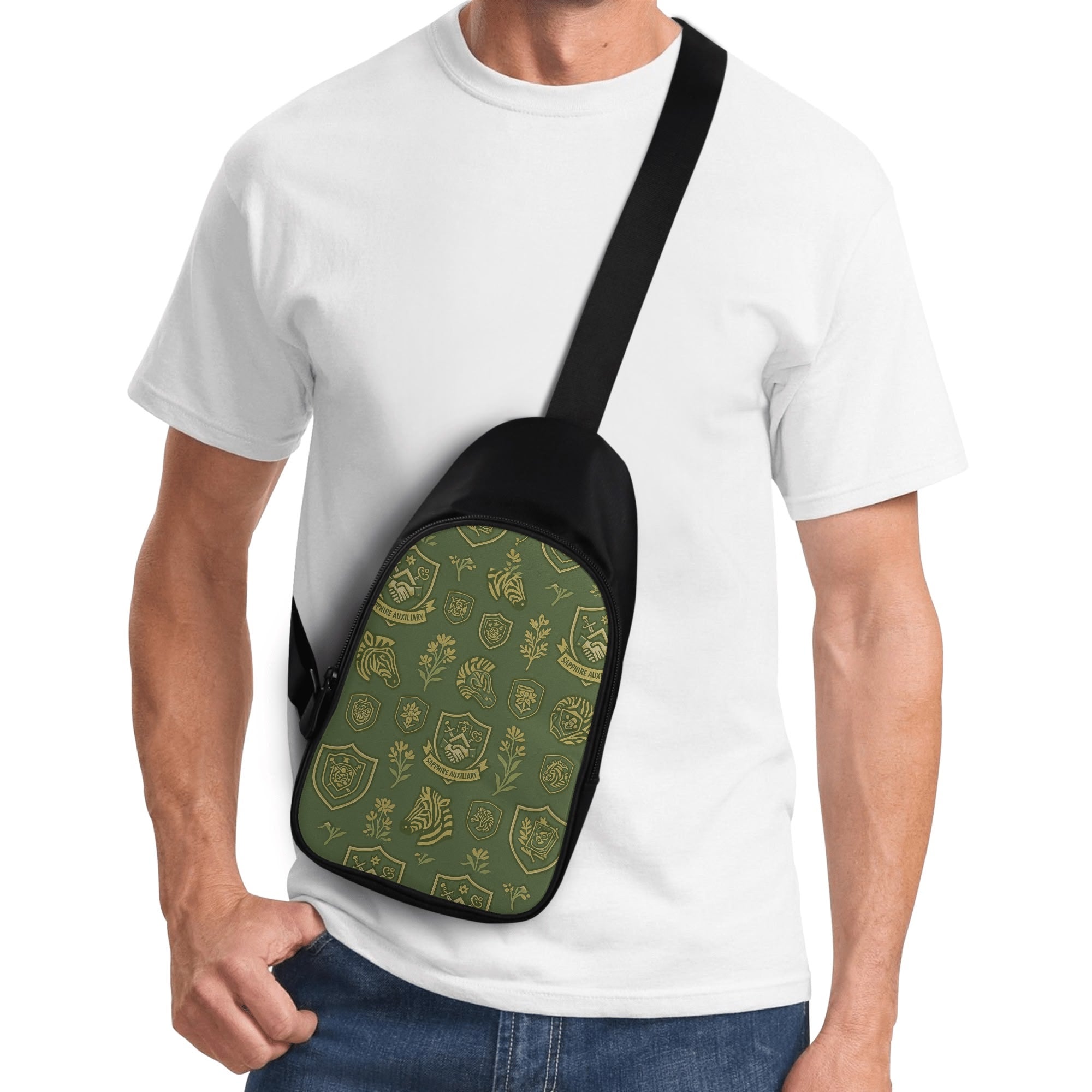 Sapphire Aux Chest Bag