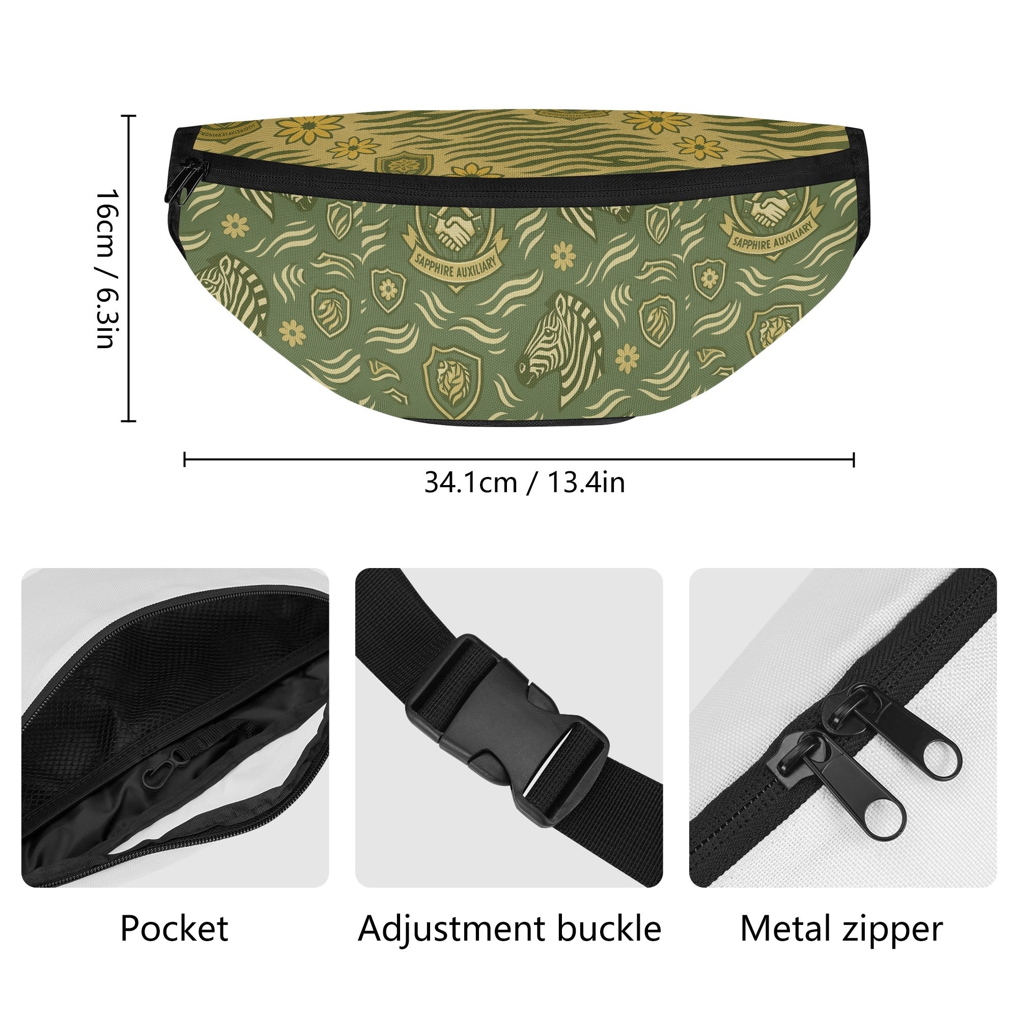 Sapphire Aux Fanny Pack