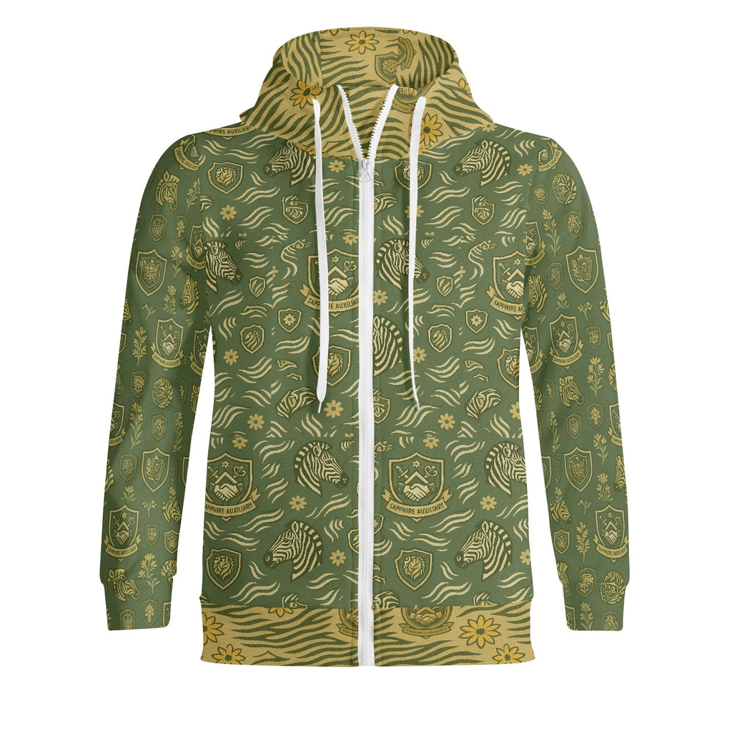 Sapphire Aux Print Hoodie