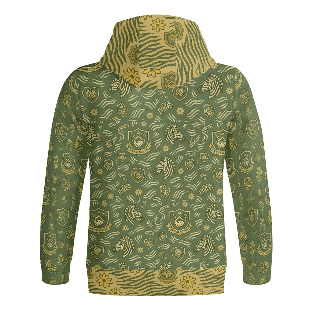 Sapphire Aux Print Hoodie