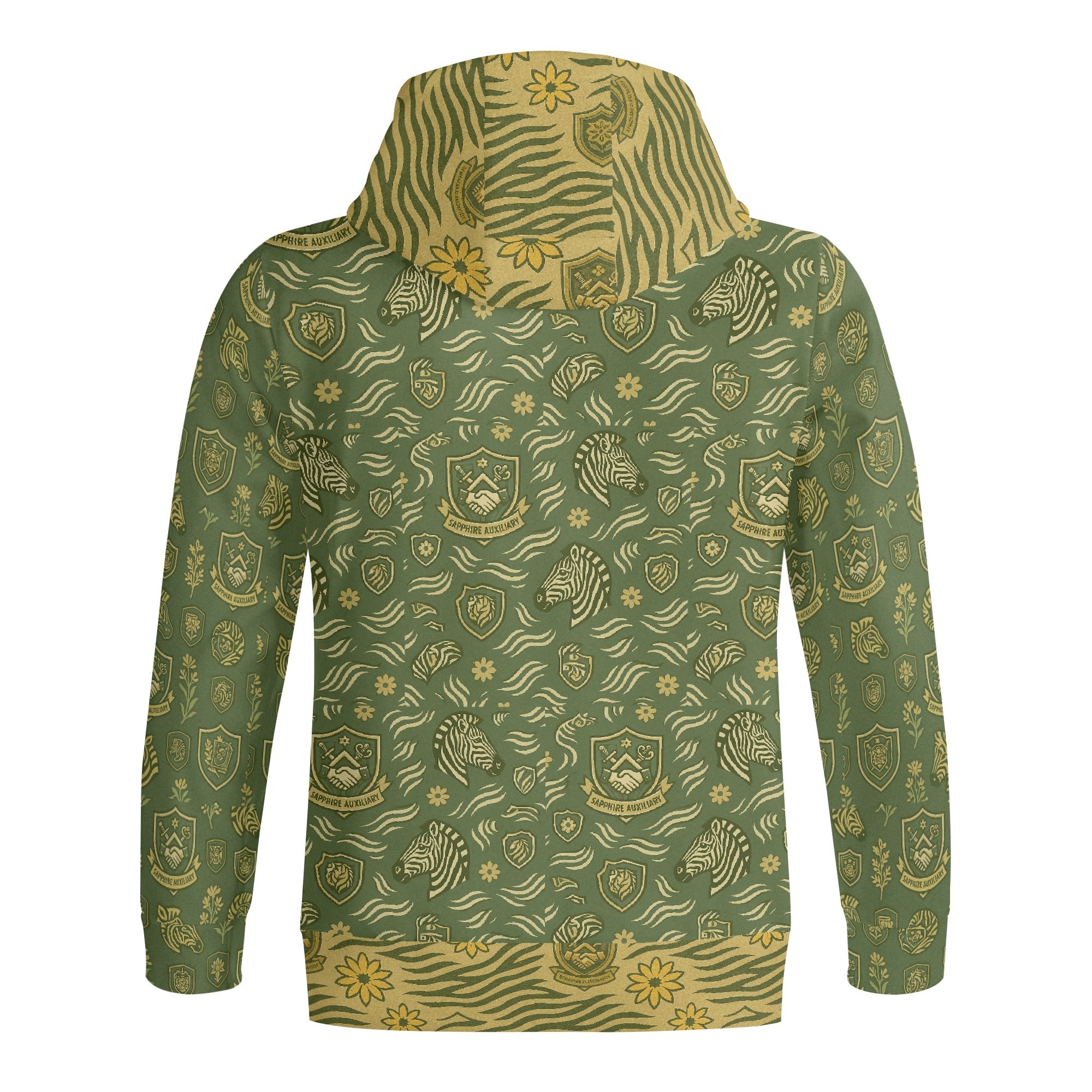 Sapphire Aux Print Hoodie