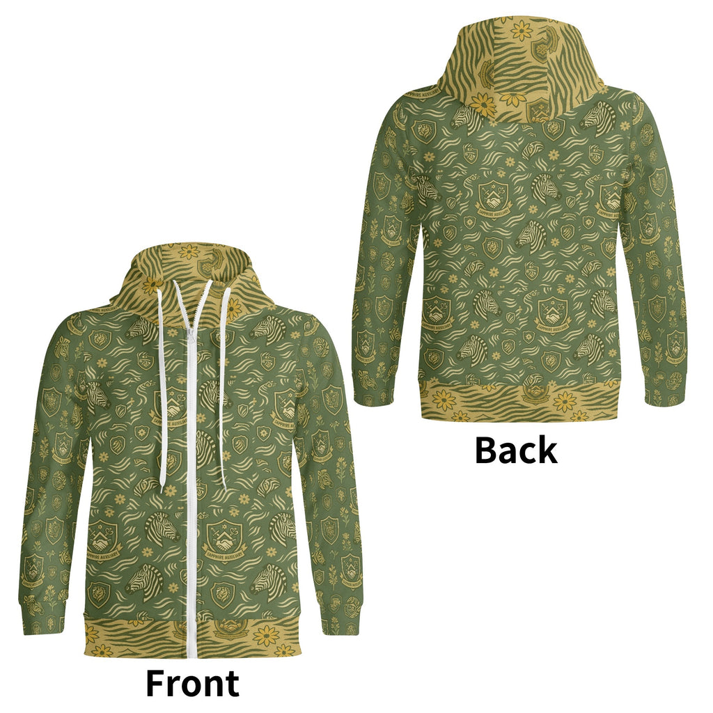 Sapphire Aux Print Hoodie