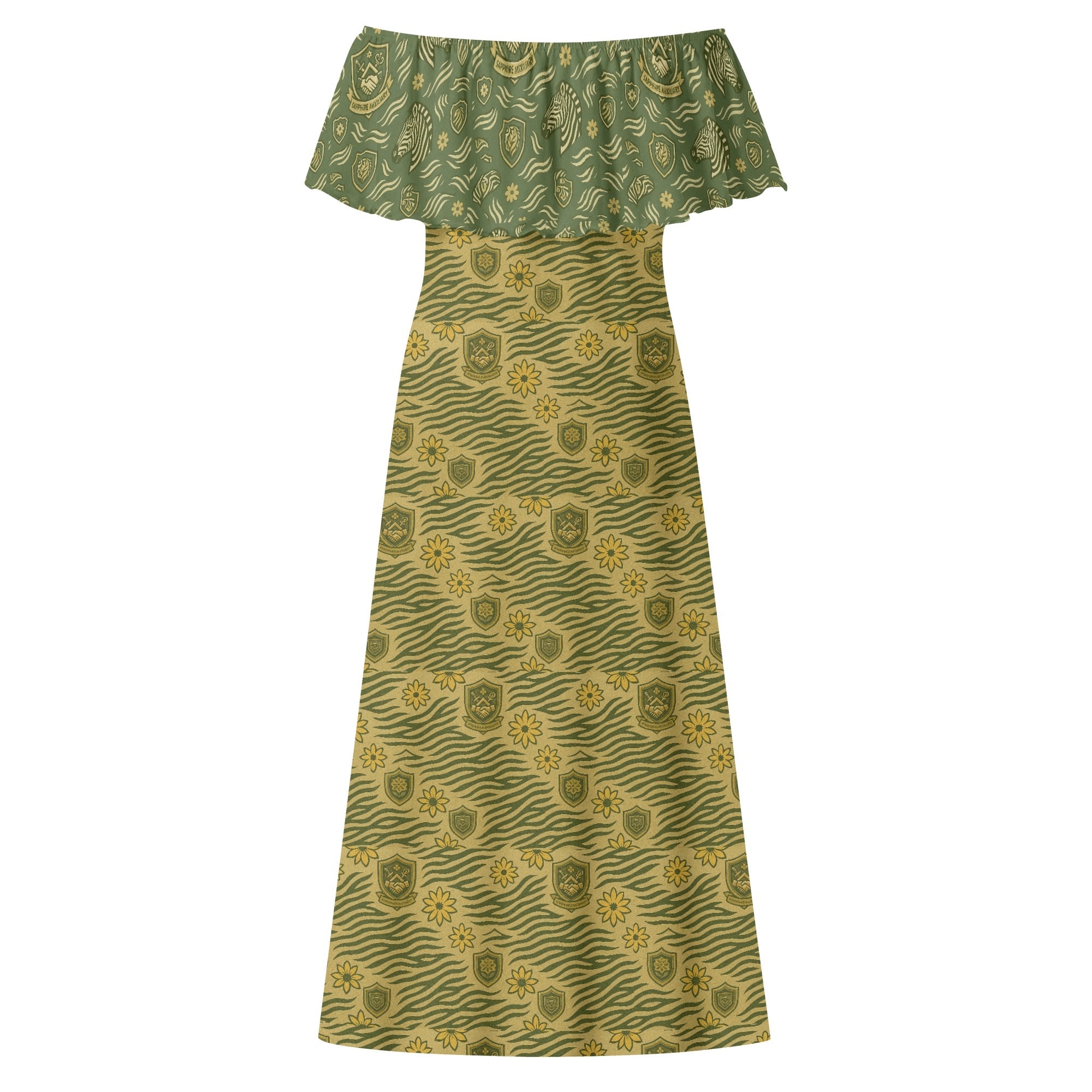 Sapphire Aux Womens Off The Shoulder Long Dress