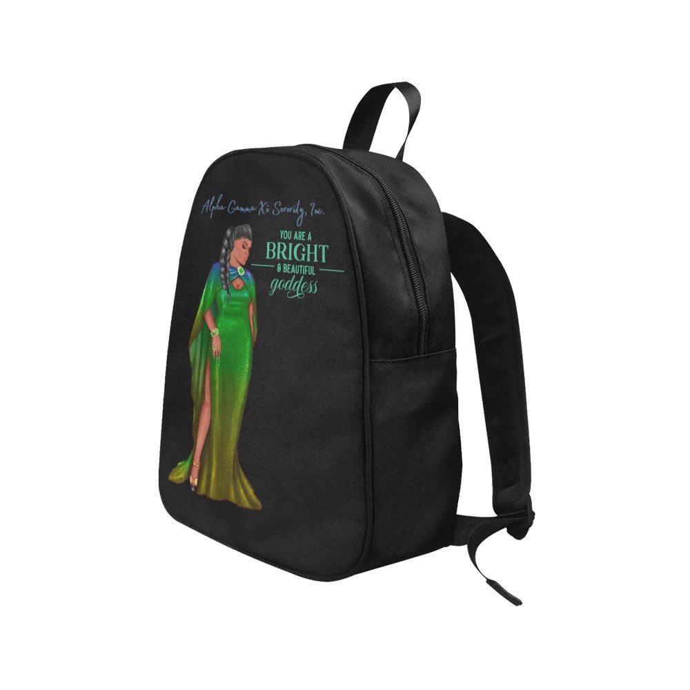 Bright & Beautiful Goddess Canvas Backpack