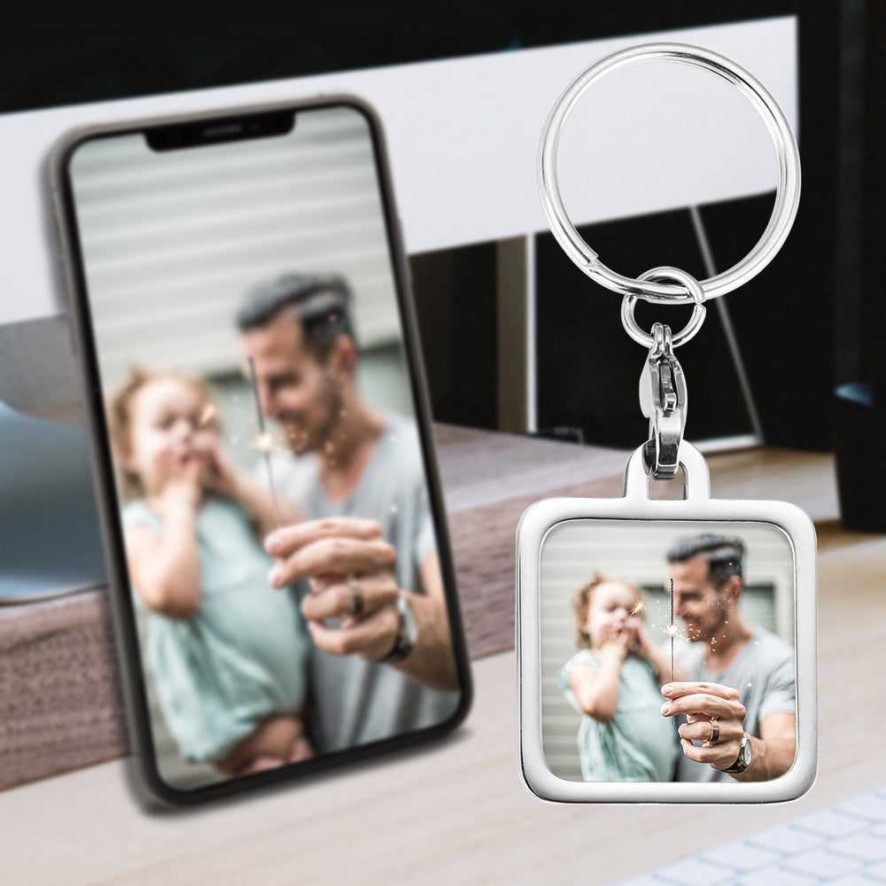 New Keychain Photo Custom Photo Box