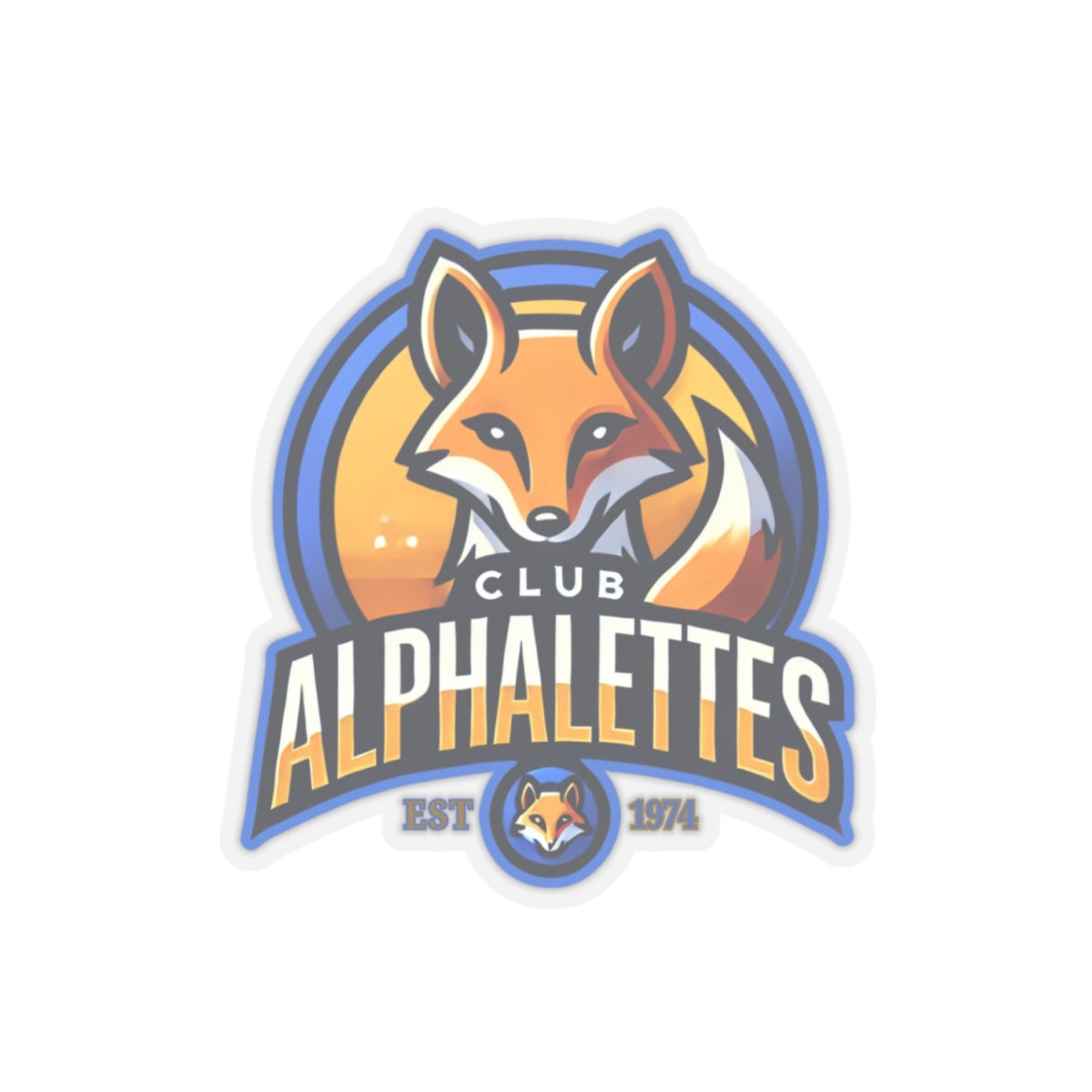 Club Alphalettes Kiss-Cut Stickers