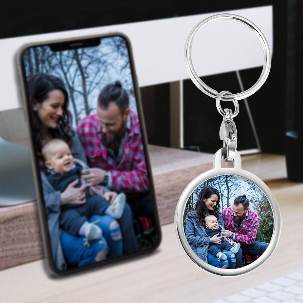 New Keychain Photo Custom Photo Box