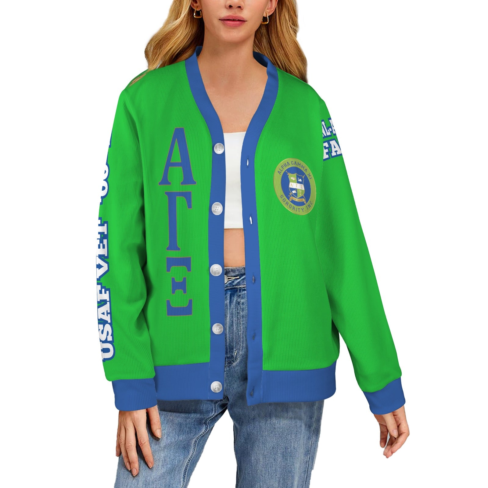 AGXi Ribbed Cardigan