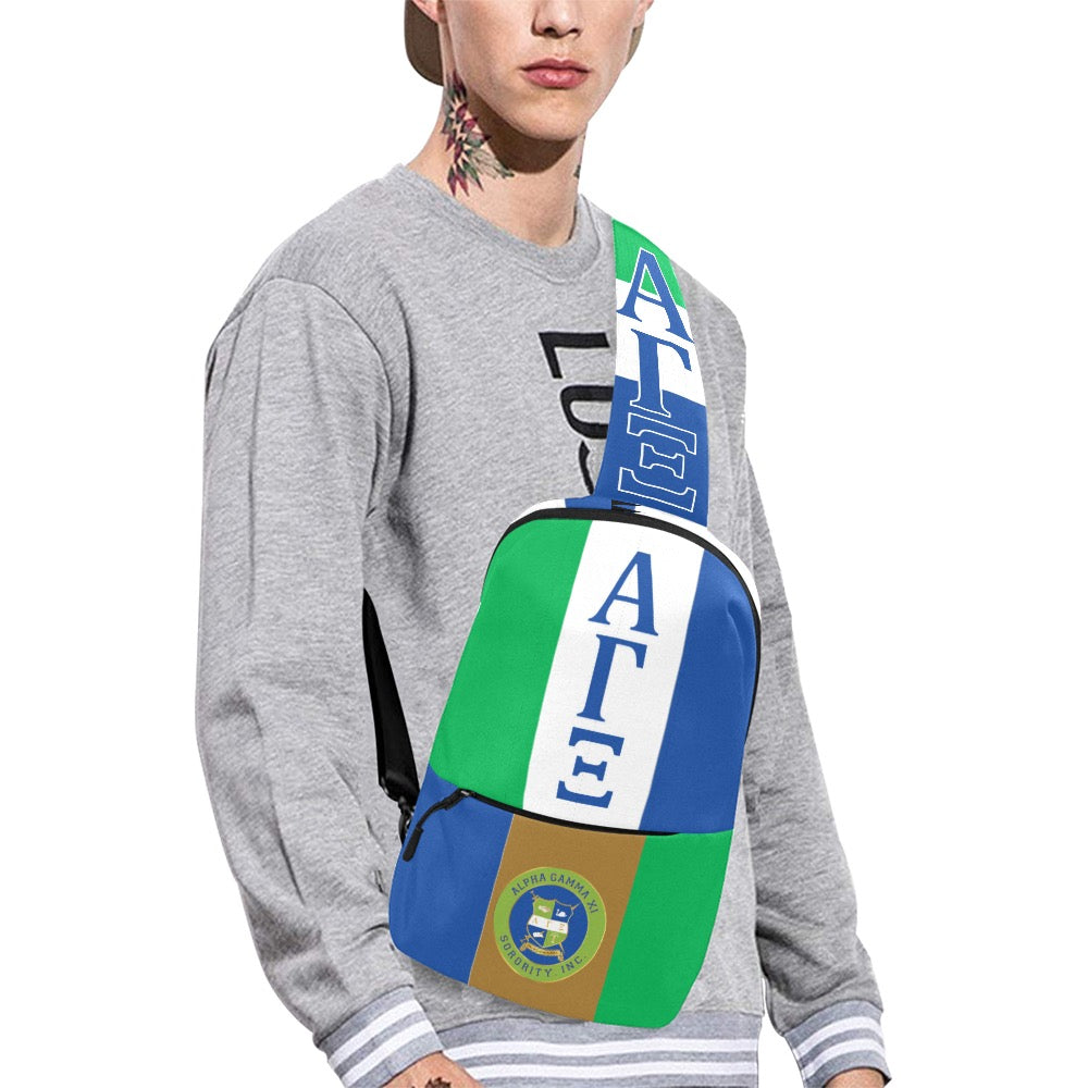 AGXi Crest & Letters Chest Bag