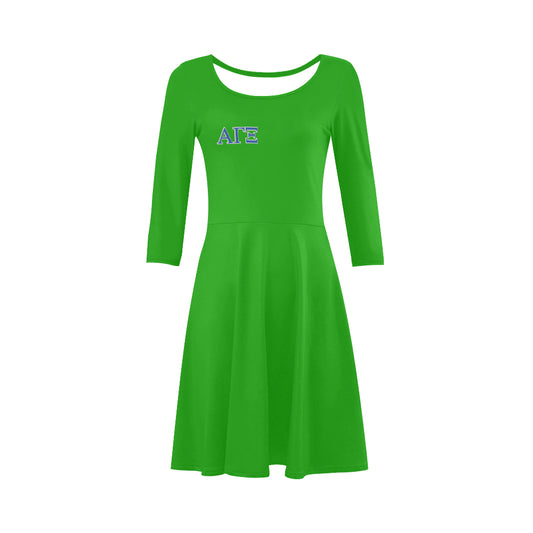 AGXi Business 3/4 Sleeve Sundress