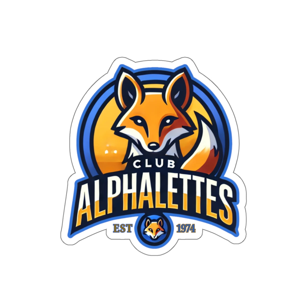 Club Alphalettes Kiss-Cut Stickers
