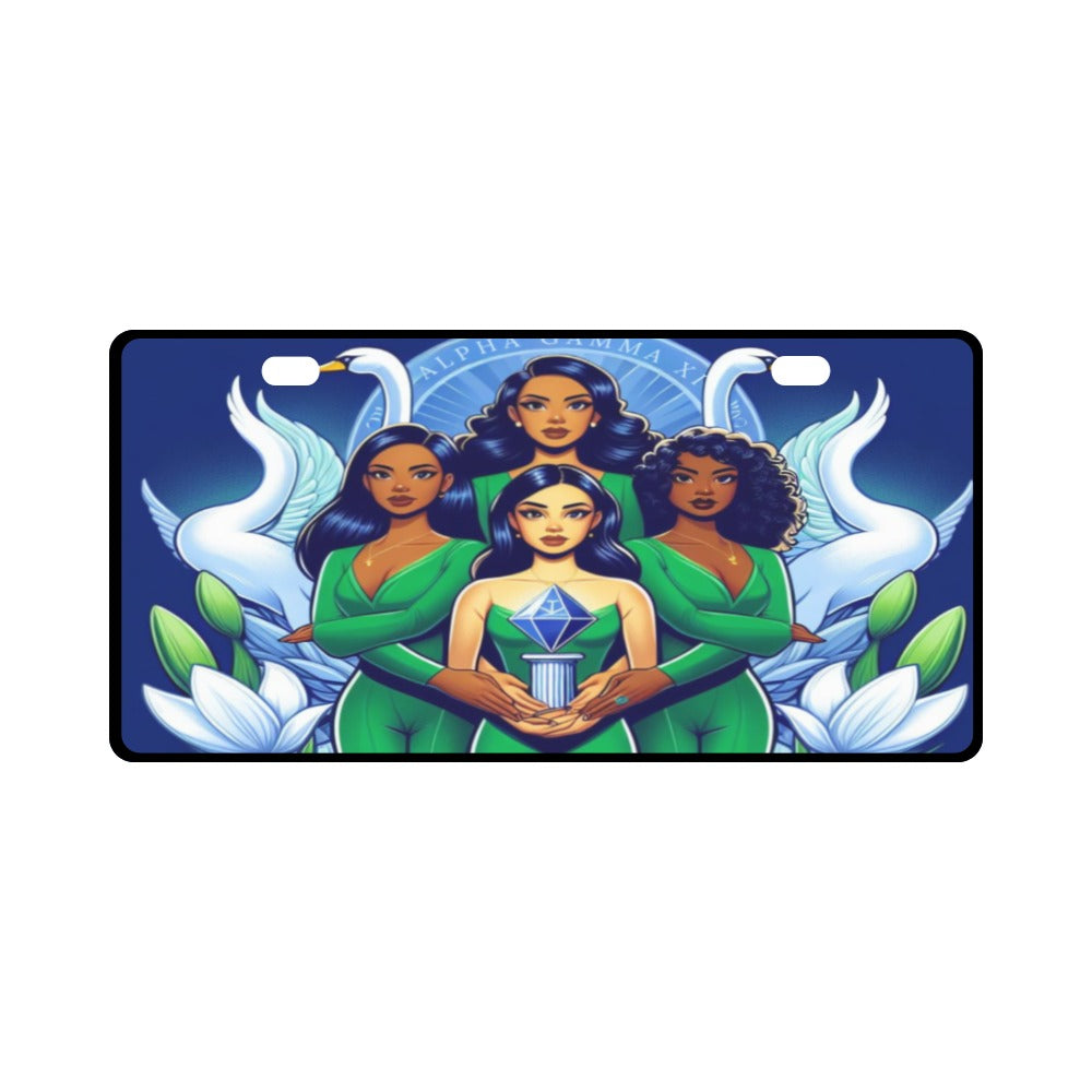 AGXi Sisterhood License Plate