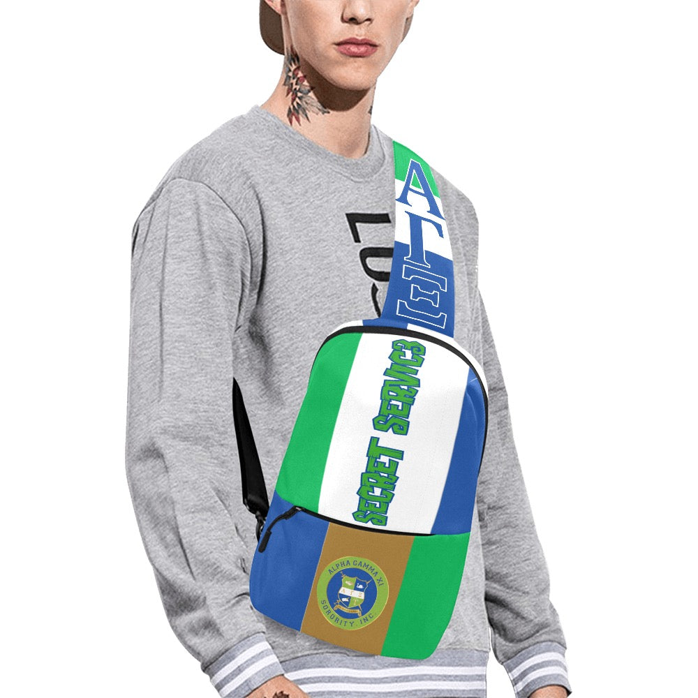 AGXi Crest Name Chest Bag