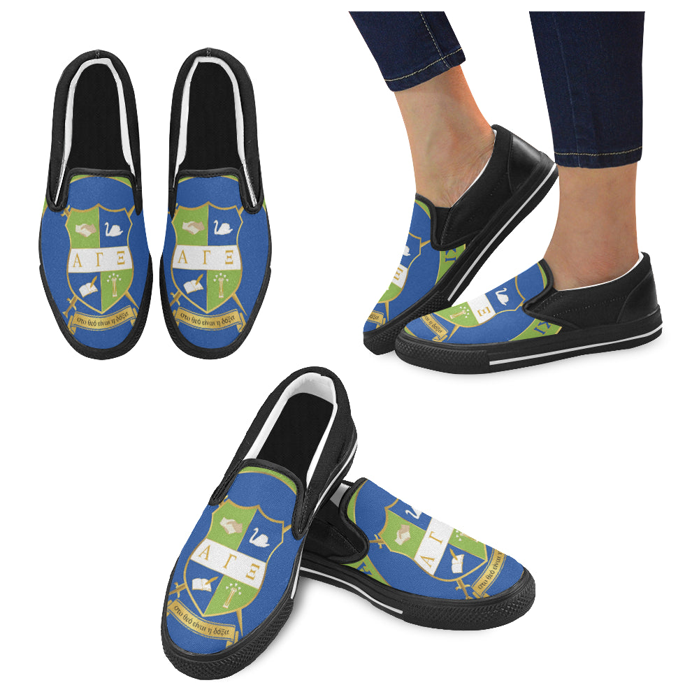 AGXi  Crest Slip-on Canvas Shoes