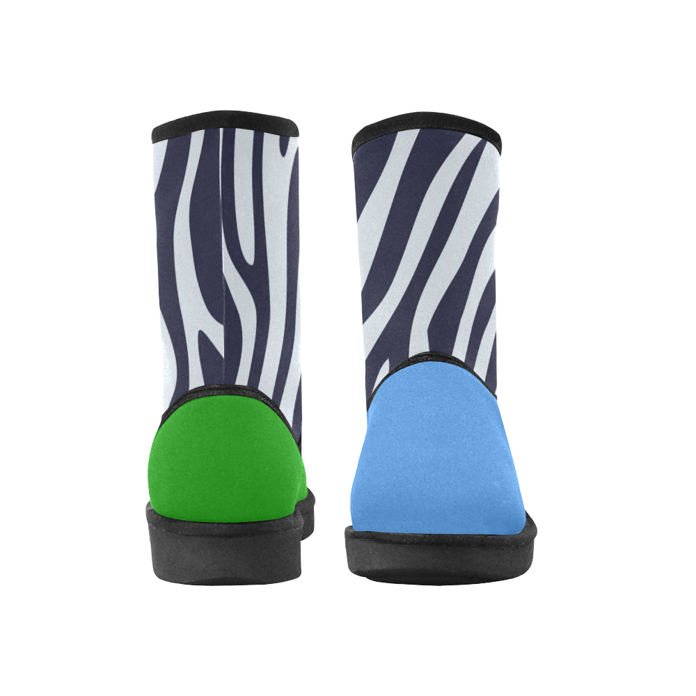 Zebra Custom High Top Snow Boots