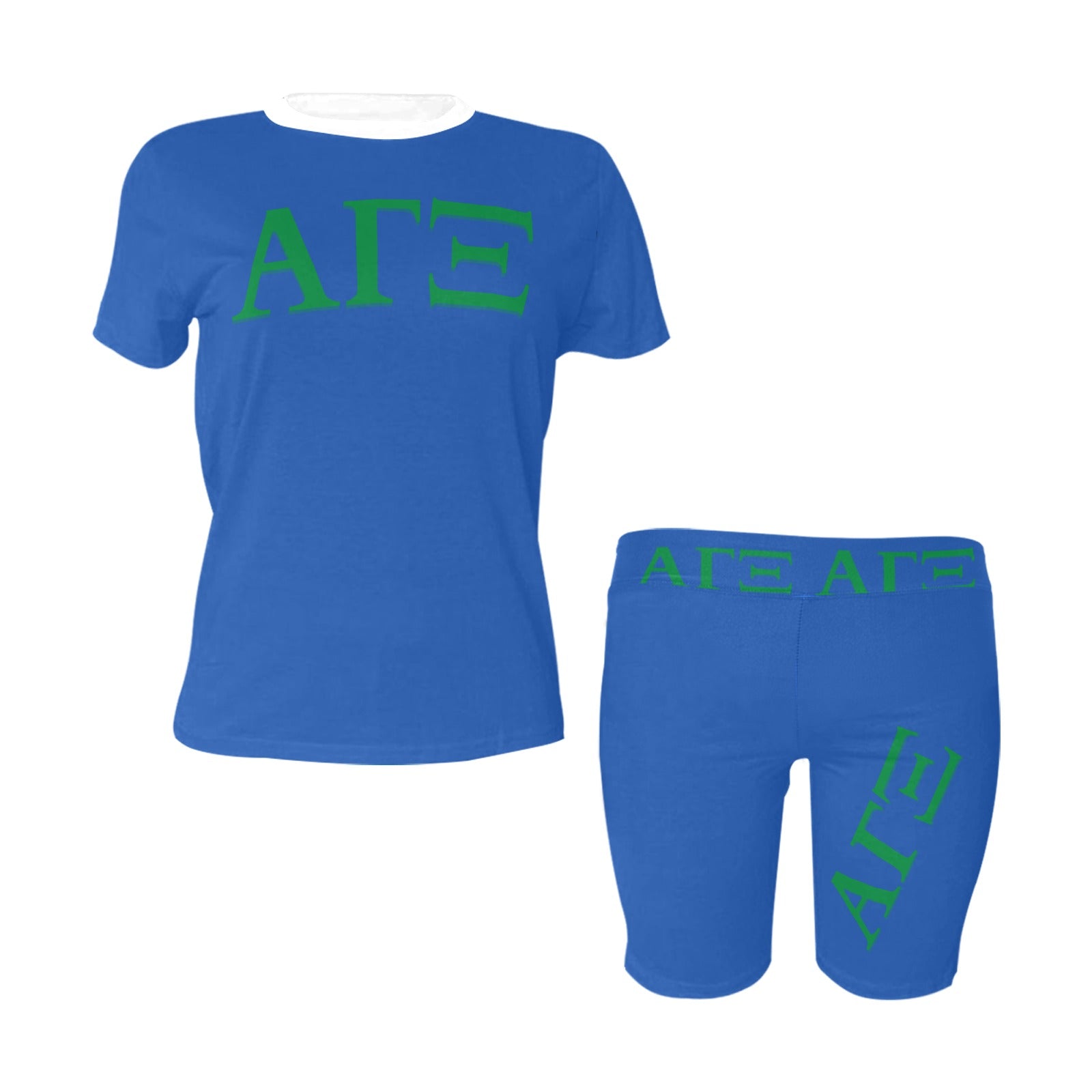 AGXi Greek Letters Yoga Short Set
