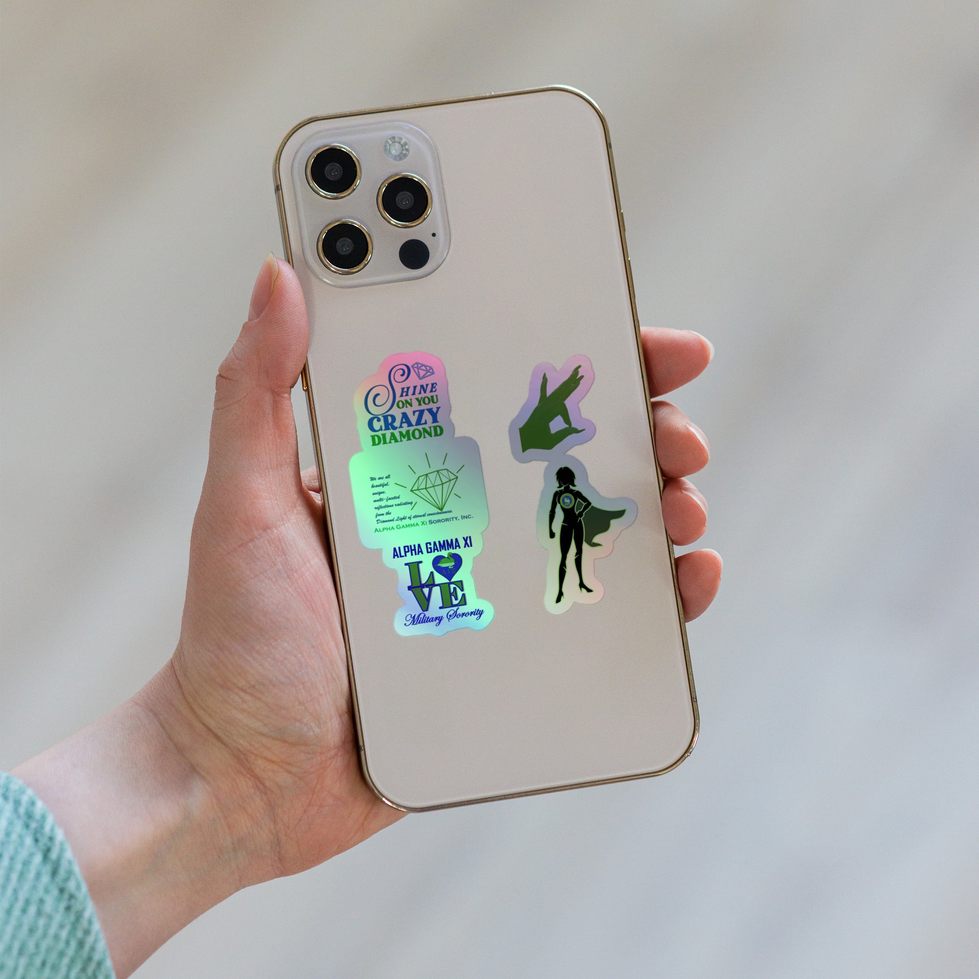 AGXi Holographic stickers