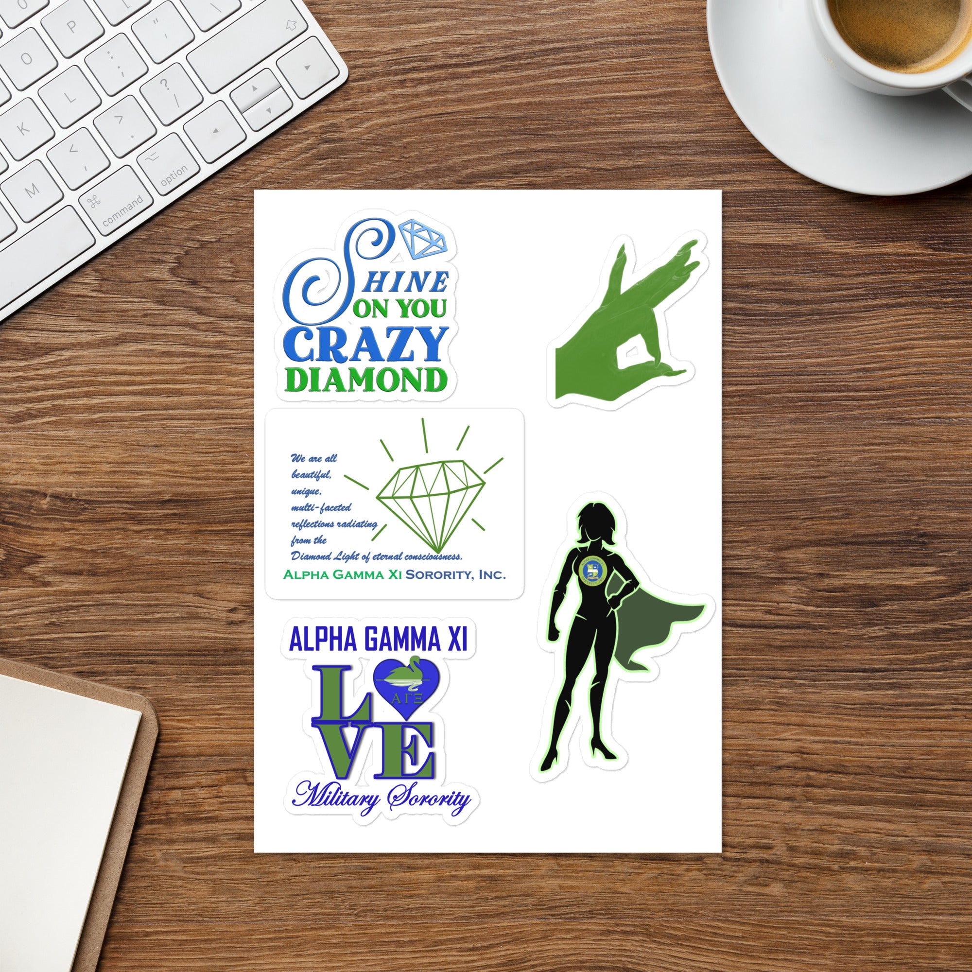 AGXi Sticker sheet
