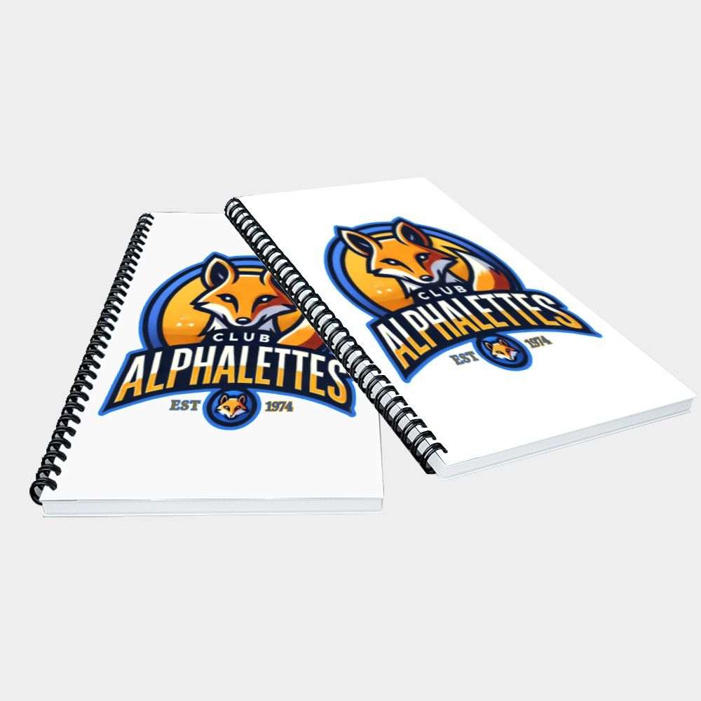 Club Alphalettes Coil Notebook