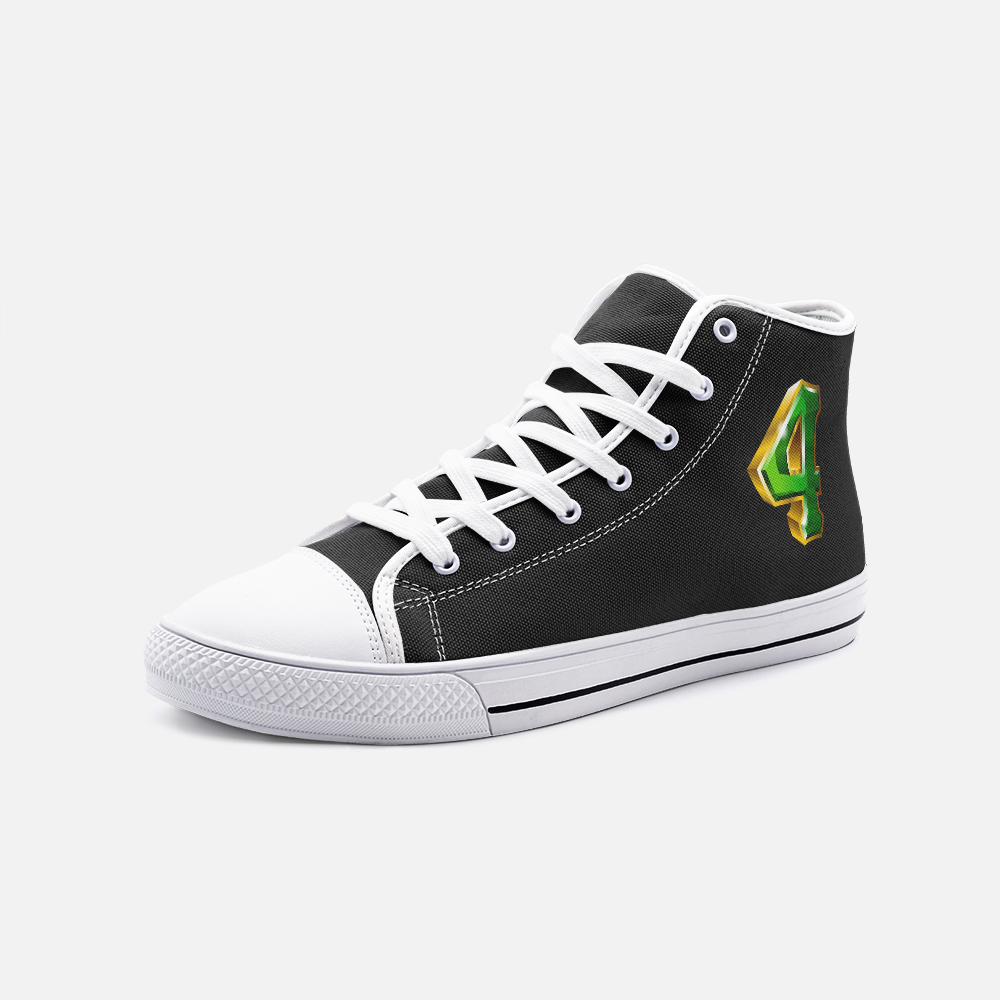 Alpha Gamma Xi Qu4d Unisex High Top Canvas Shoes
