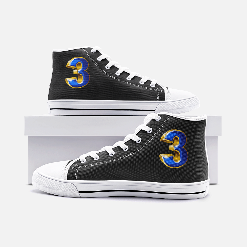 Alpha Gamma Xi Tr3 Unisex High Top Canvas Shoes