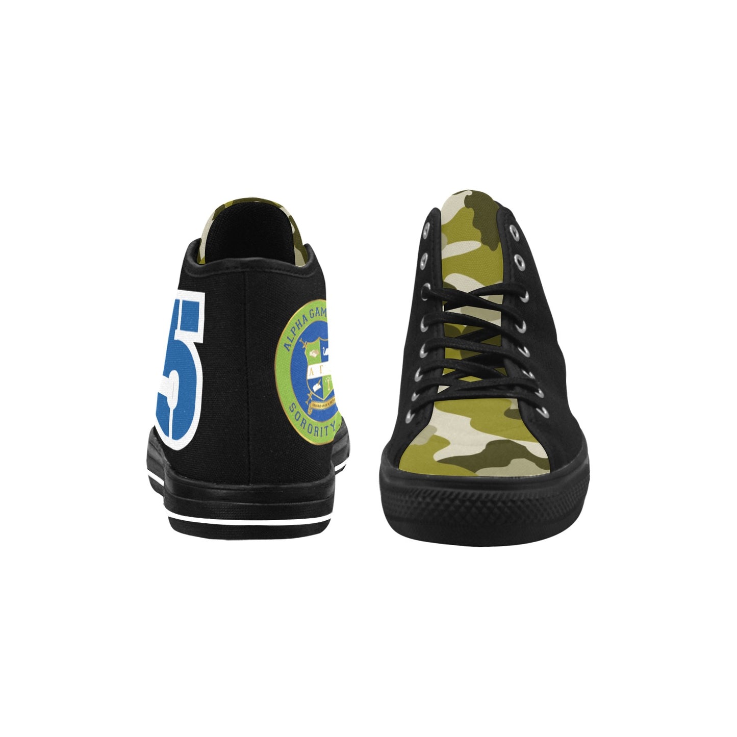 Camouflage Vancouver High Top Canvas Women's Shoes