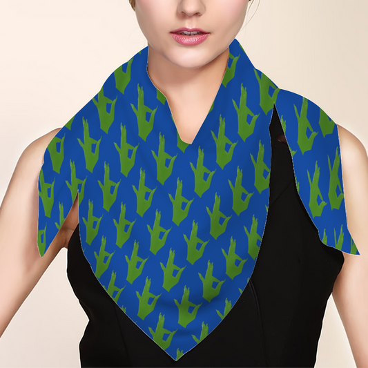 HandSign Silk-like Scarf