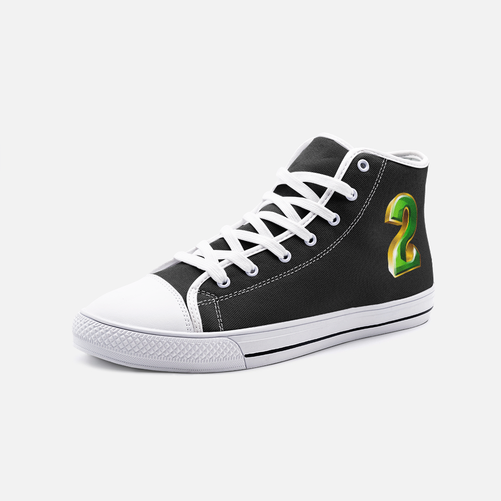 Alpha Gamma Xi Deu2e Unisex High Top Canvas Shoes