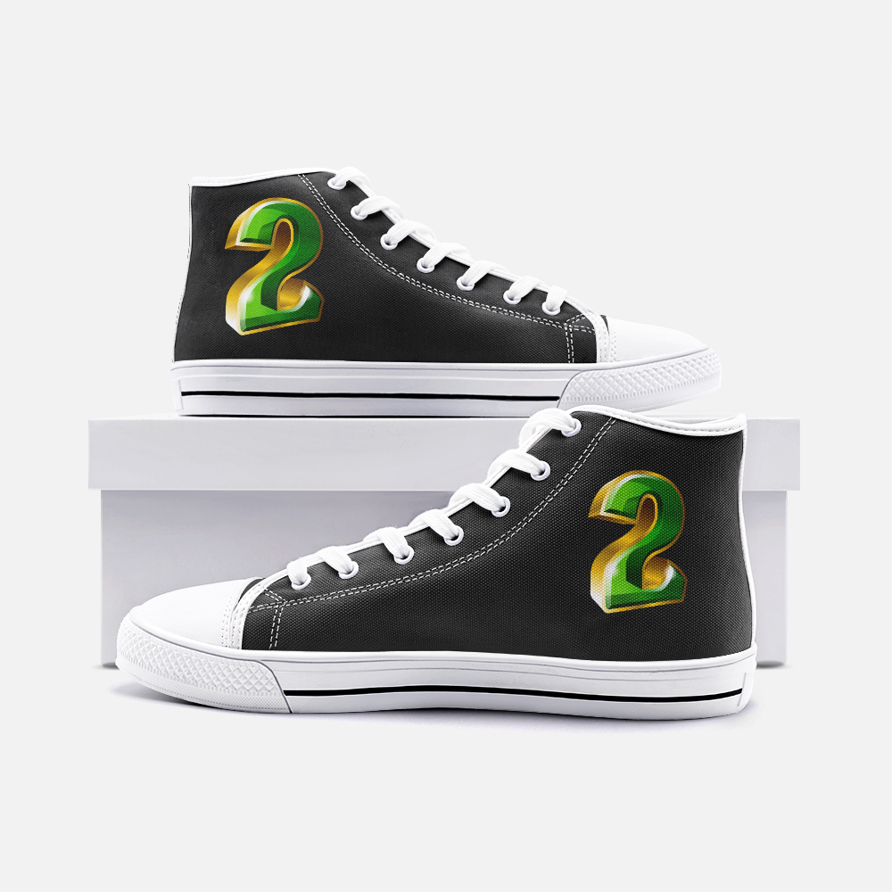 Alpha Gamma Xi Deu2e Unisex High Top Canvas Shoes